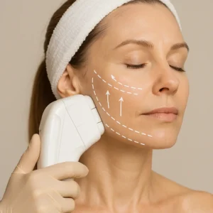 Woman having HI-FU to reduce wrinkles call LA LIPO St Helens Now!