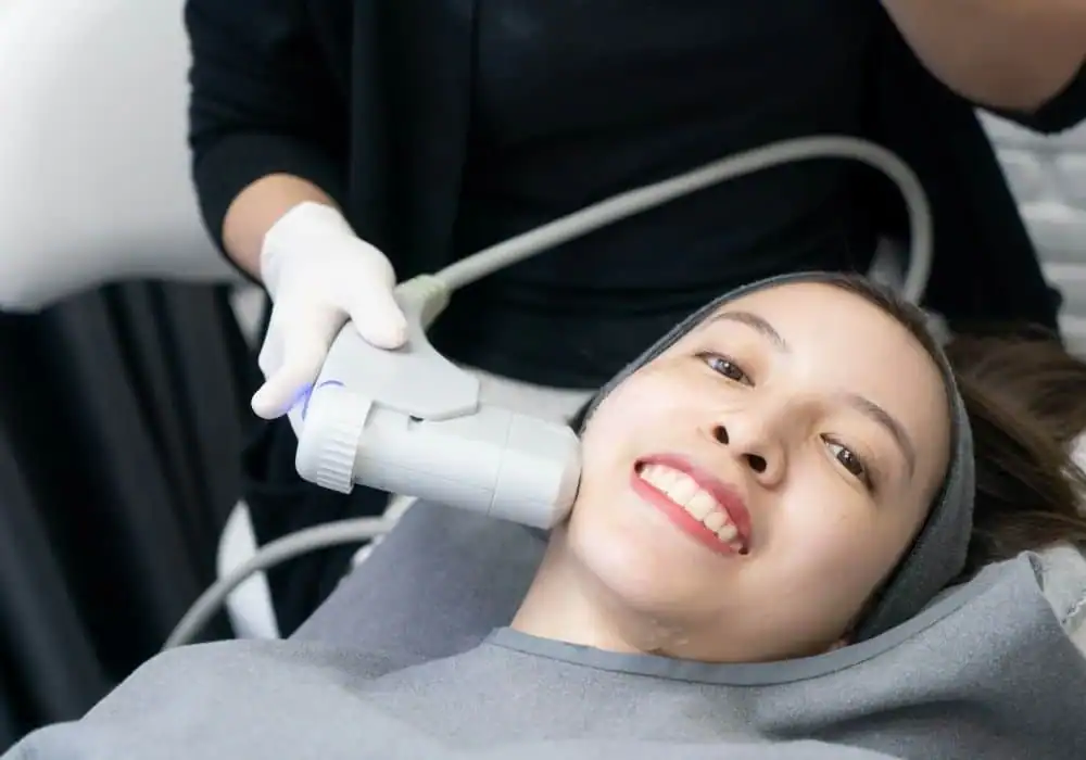 HIFU treatment St Helens in progress