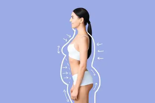 image of woman experiencing fat reduction treatment St Helens