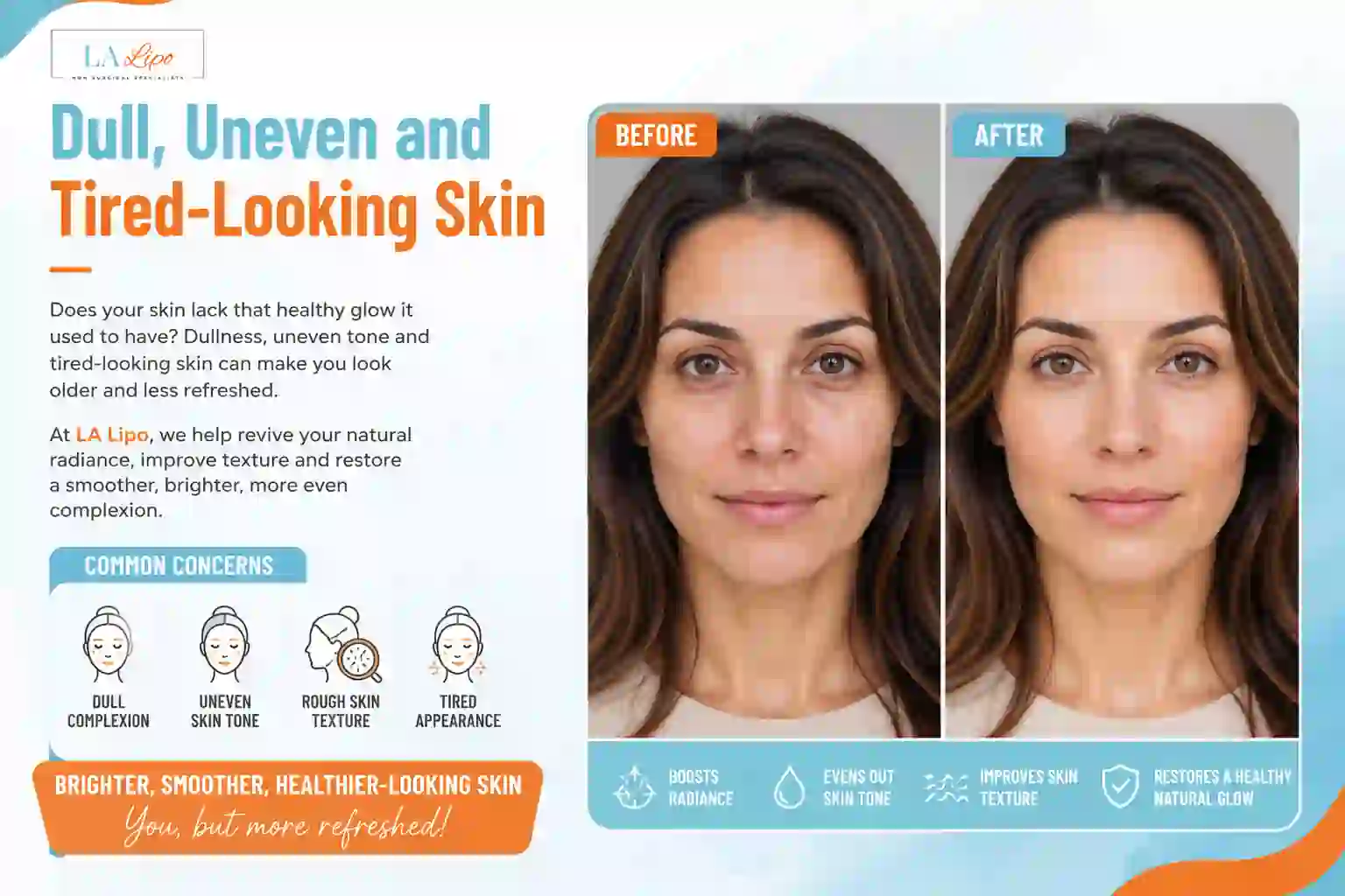 Sign #5: Dull, Uneven and Tired-Looking Skin St Helens